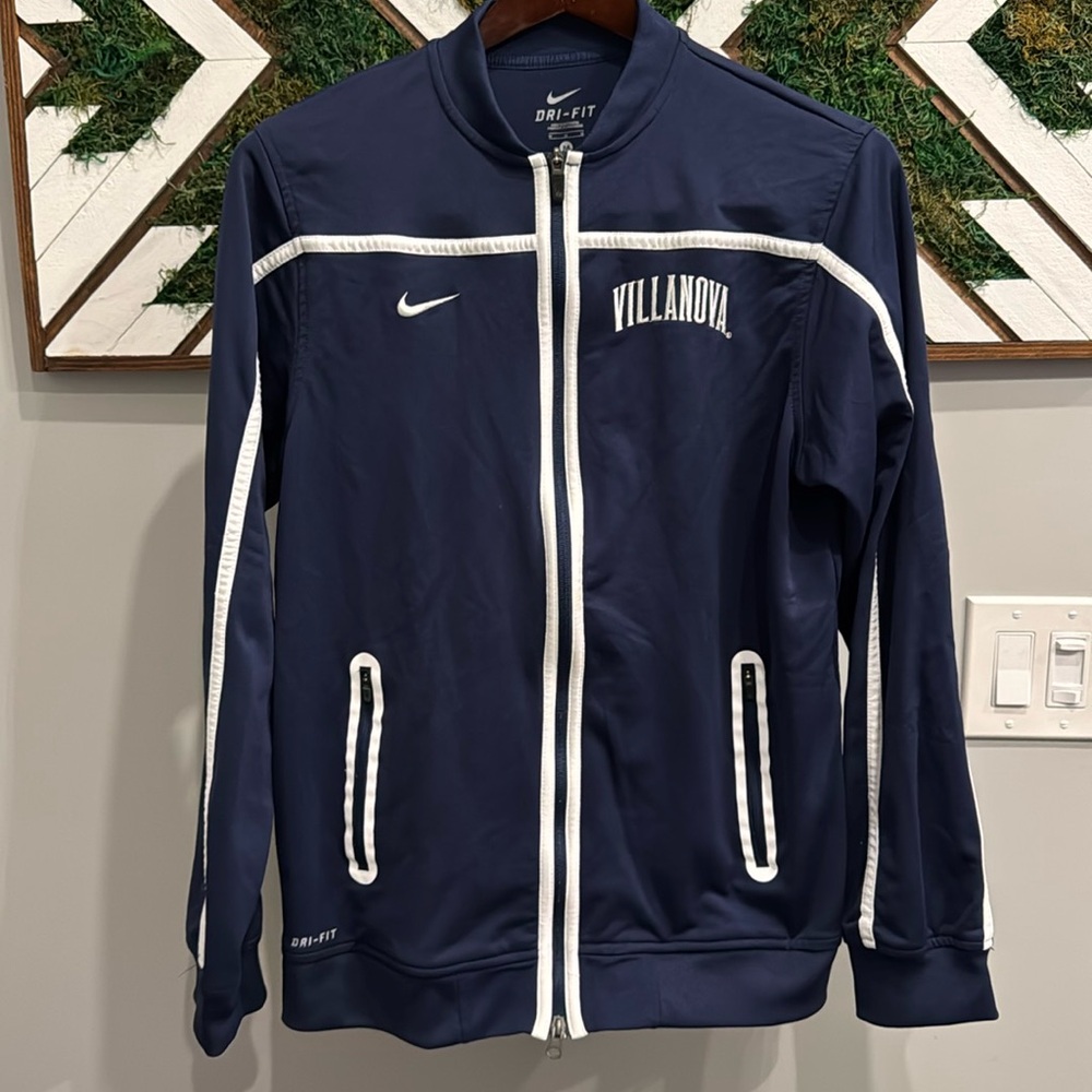 Men’s Nike Villanova Knit Warm-up Jacket - Navy Blue, Medium